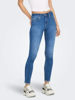 ONLBLUSH Medelhög midja Skinny Fit Ankellängd Jeans