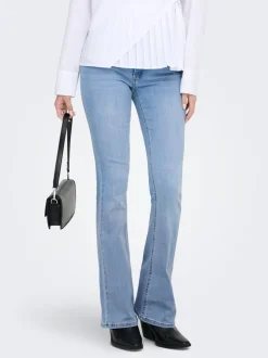 ONLBLUSH Medelhög midja Utsvängd passform Jeans