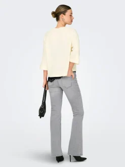 ONLBLUSH Medelhög midja Utsvängd passform Jeans