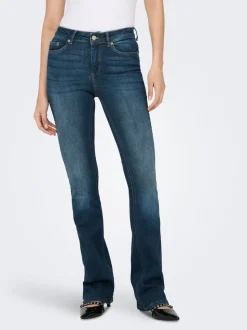 ONLBLUSH Medelhög midja Utsvängd passform Jeans