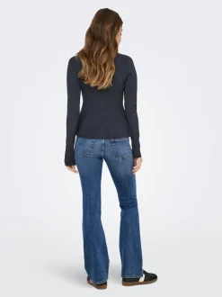 ONLBLUSH Medelhög midja Utsvängd passform Jeans