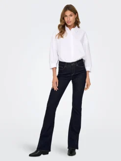 ONLBLUSH Medelhög midja Utsvängd passform Jeans