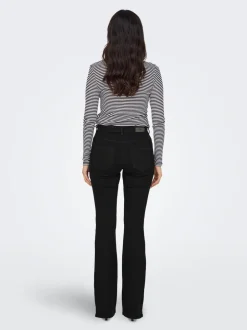ONLBLUSH Medelhög midja Utsvängd passform Jeans