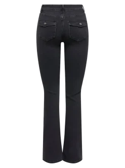 ONLBLUSH Medelhög midja Utsvängd passform Jeans