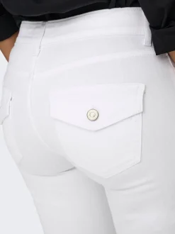 ONLBLUSH Medelhög midja Utsvängd passform Jeans