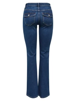 ONLBLUSH Medelhög midja Utsvängd passform Jeans