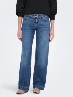 ONLBRENDA Låg midja Vida ben Jeans