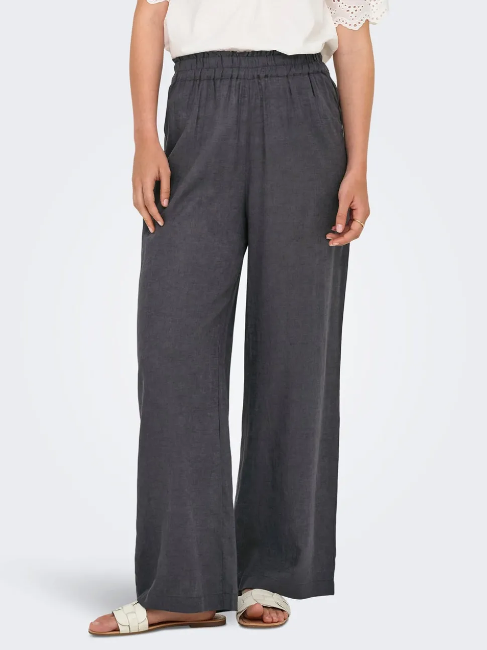 ONLBRUXELLES Rak passform Linne Byxor