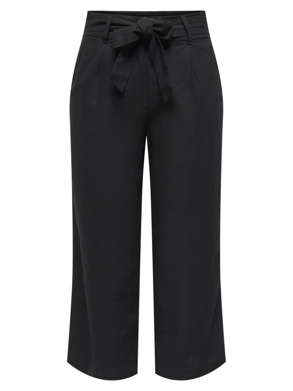 ONLCARO Cropped Fit Linne Byxor med vida ben