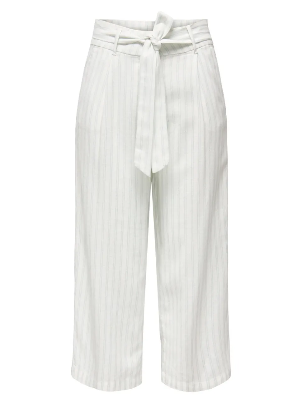 ONLCARO Cropped Fit Linne Byxor med vida ben