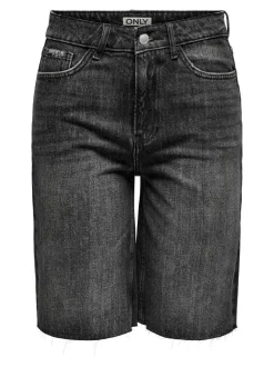 ONLCARO Medelhög midja Lös passform Denimshorts