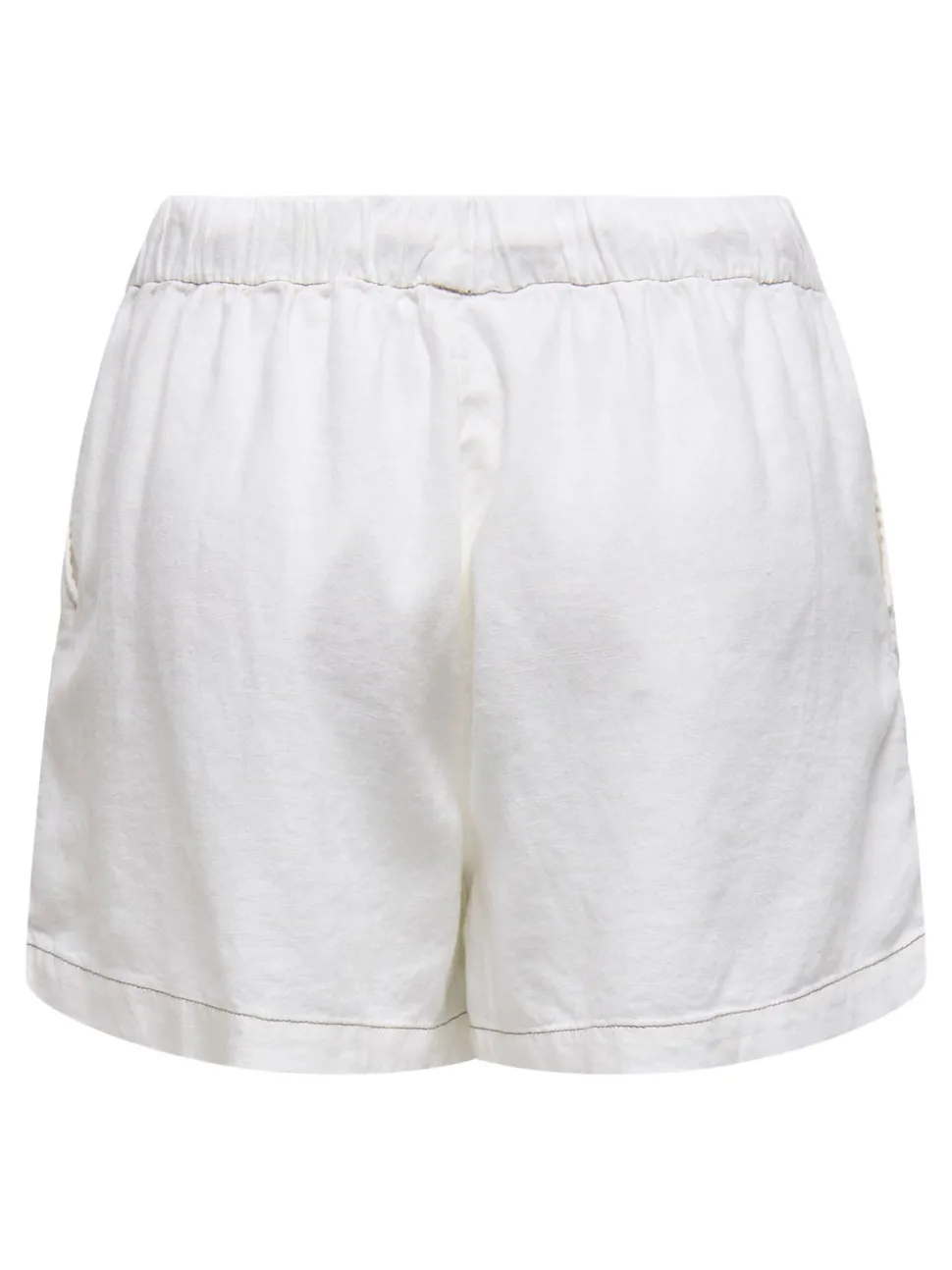 ONLCARO Medelhög midja Normal passform Linne Shorts