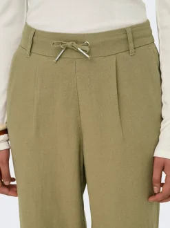 ONLCARO-POPTRASH Comfort fit Linne Byxor