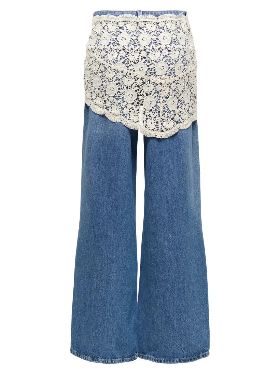 ONLCARRIE Medelhög midja Vida ben Jeans