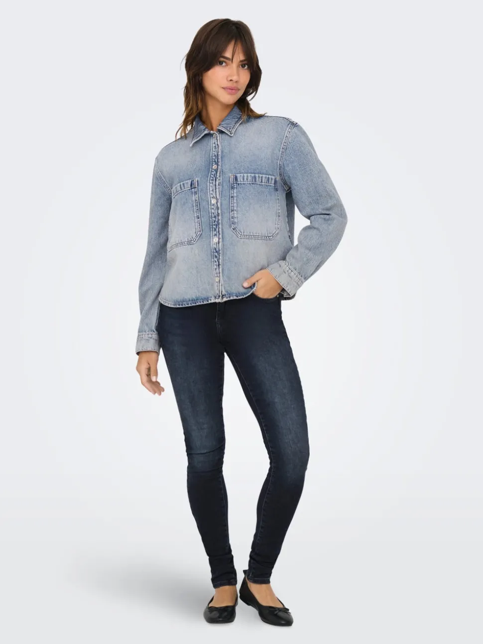 ONLCASSIE Denimskjorta