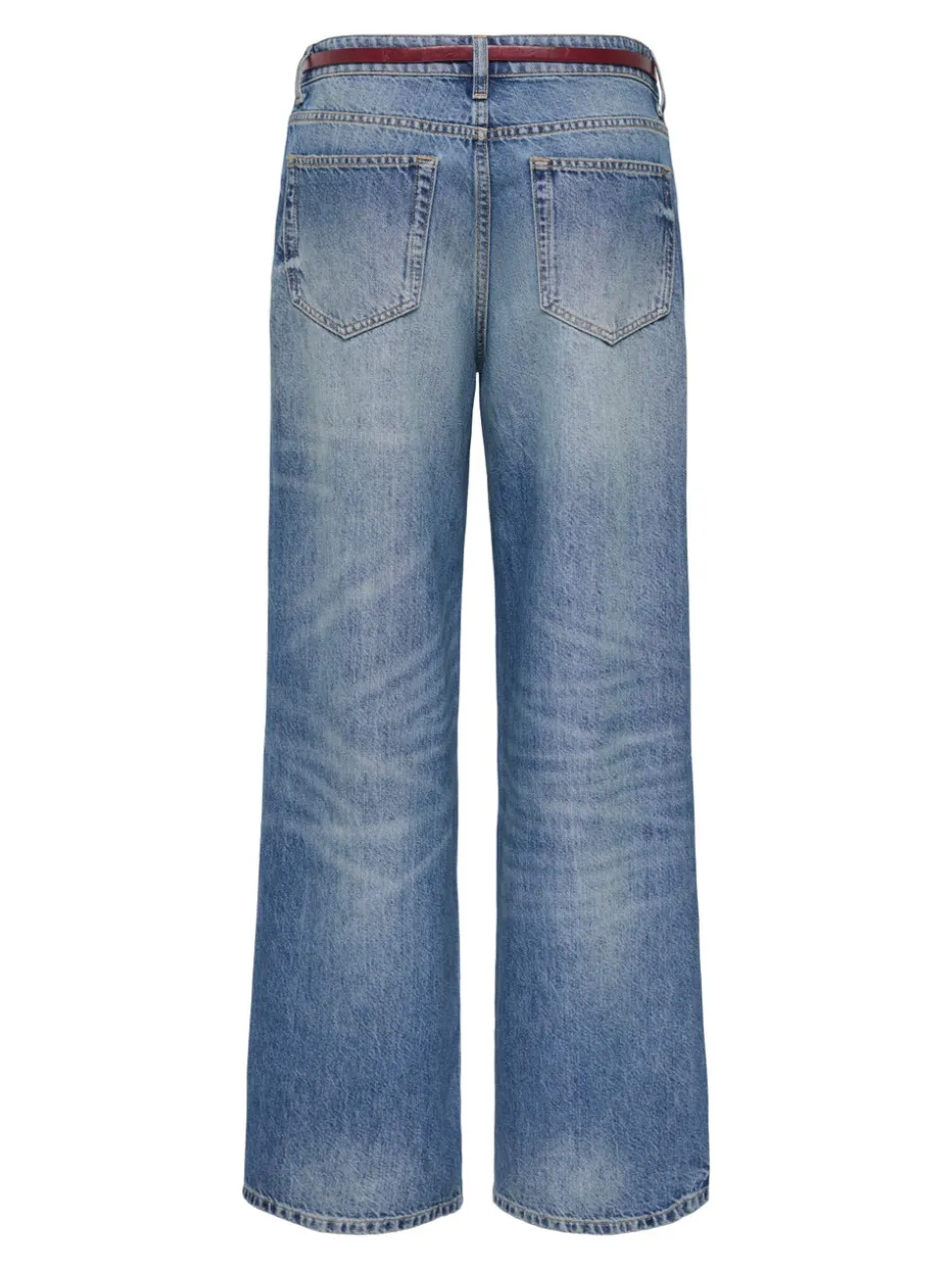 ONLCHARLOT Medelhög midja Vida ben Jeans
