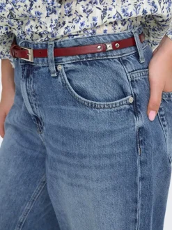 ONLCHARLOT Medelhög midja Vida ben Jeans