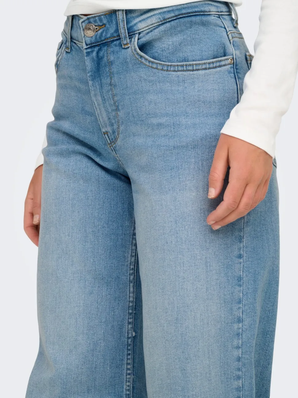 ONLCHRIS Medelhög midja Vida ben Jeans