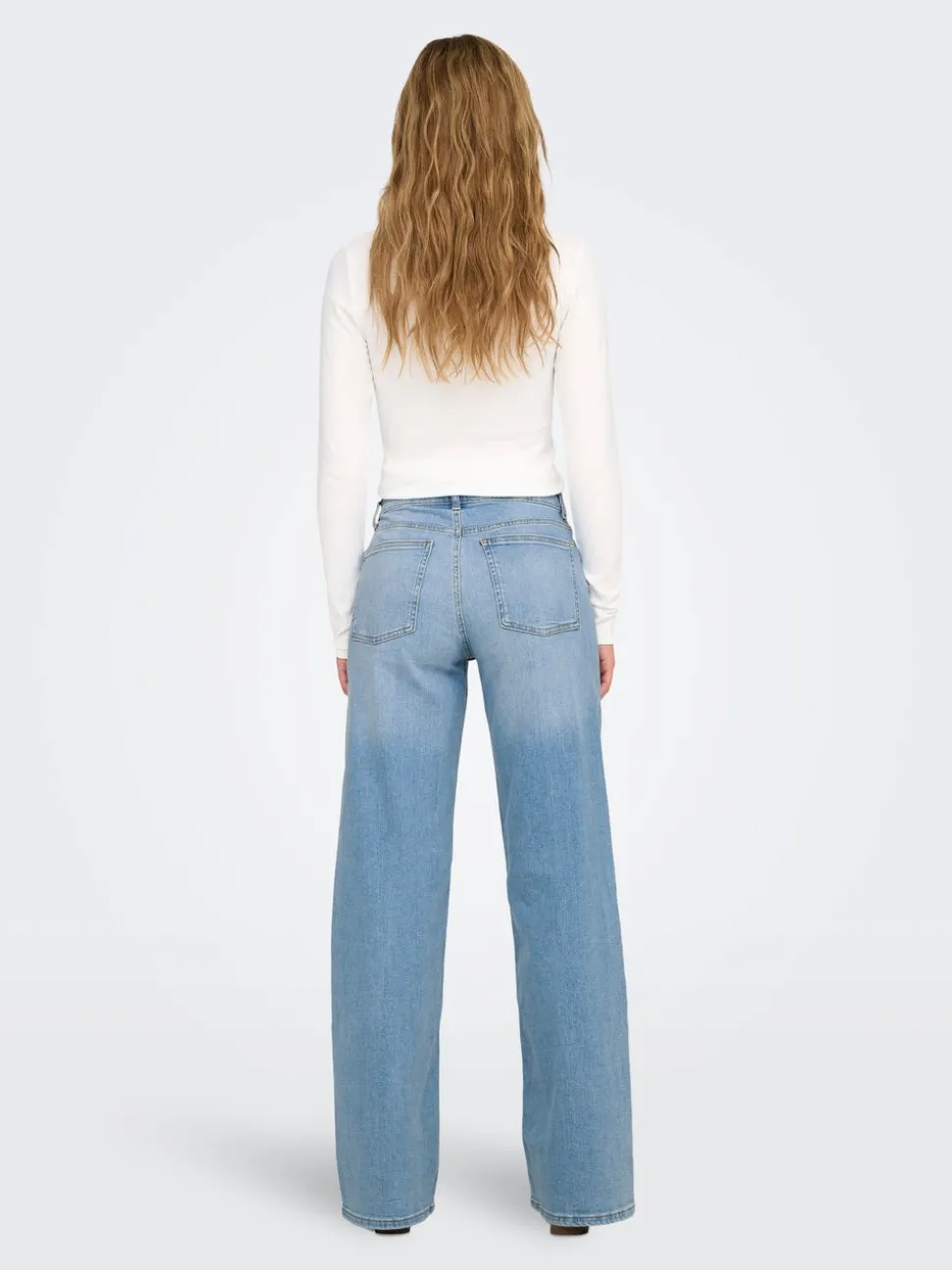 ONLCHRIS Medelhög midja Vida ben Jeans
