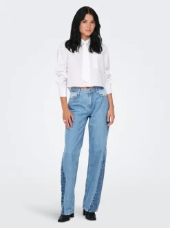 ONLCOBAIN Medelhög midja Vida ben Jeans