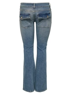 ONLCORAL Låg midja Utsvängd passform Jeans