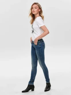 ONLCORAL Superlåg midja Skinny Fit Jeans