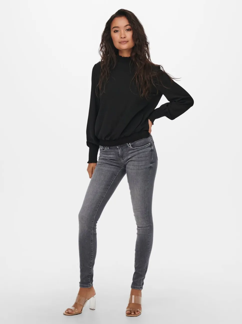 ONLCORAL Superlåg midja Skinny Fit Jeans