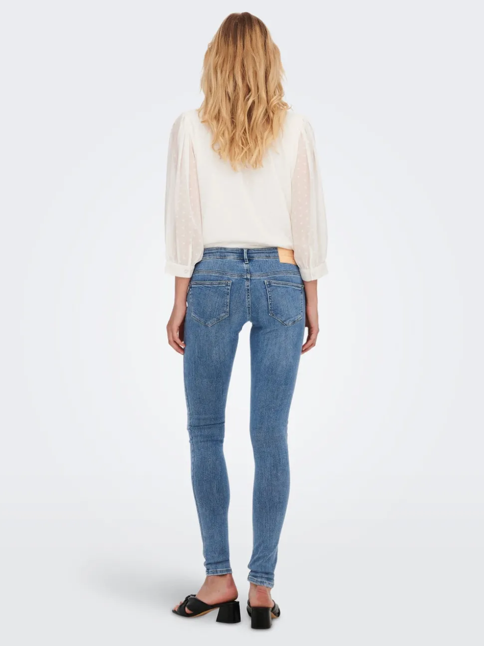 ONLCORAL Superlåg midja Skinny Fit Jeans