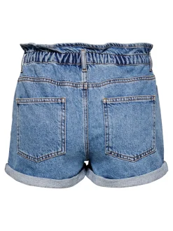 ONLCUBA Hög midja Avslappnad Denimshorts