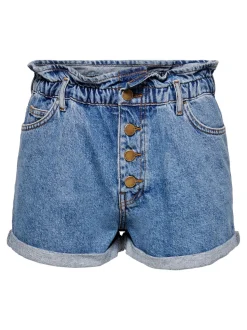 ONLCUBA Hög midja Avslappnad Denimshorts