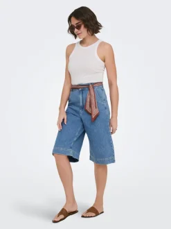 ONLDAVINA Medelhög midja Normal passform Denimshorts