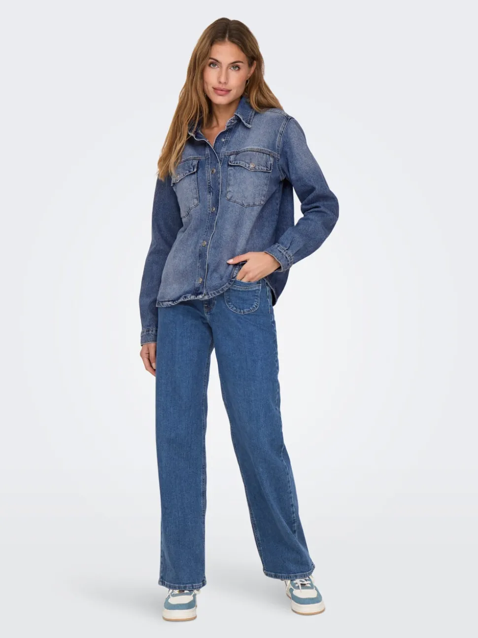 ONLELLA Denimskjorta