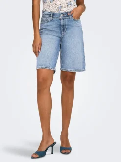 ONLELLA Medelhög midja Normal passform Denimshorts