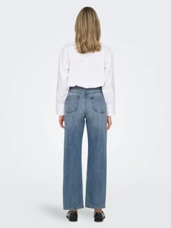 ONLELLA Medelhög midja Rak passform Jeans