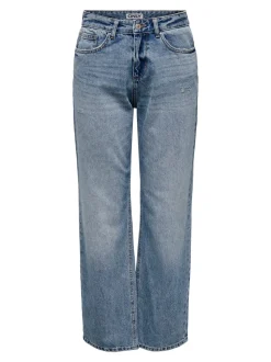 ONLELLA Medelhög midja Rak passform Jeans