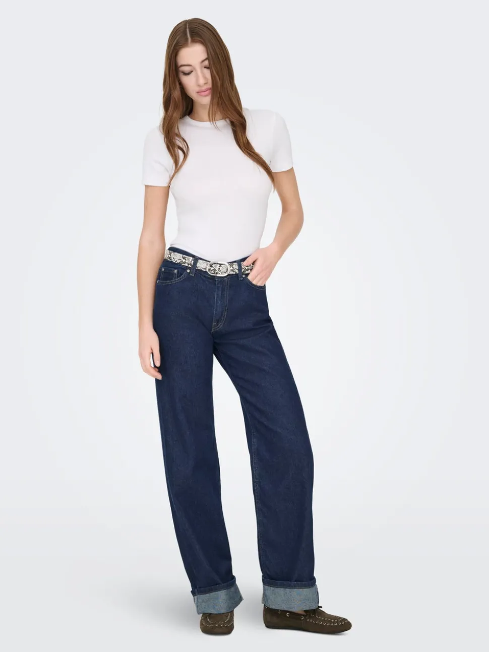ONLELLA Medelhög midja Vida ben Jeans