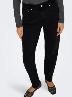 ONLEMEL Hög midja Rak passform Ankellängd Jeans