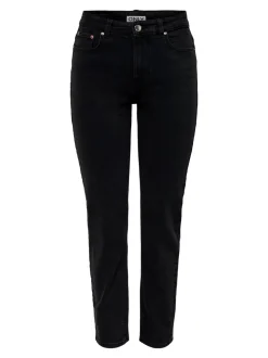 ONLEMEL Hög midja Rak passform Ankellängd Jeans