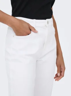 ONLEMEL Hög midja Rak passform Ankellängd Jeans