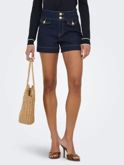 ONLEMILIA Hög midja Normal passform Denimshorts