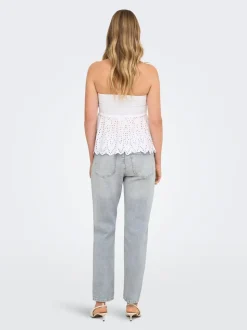 ONLEMILY Hög ankel midja Rak passform Jeans