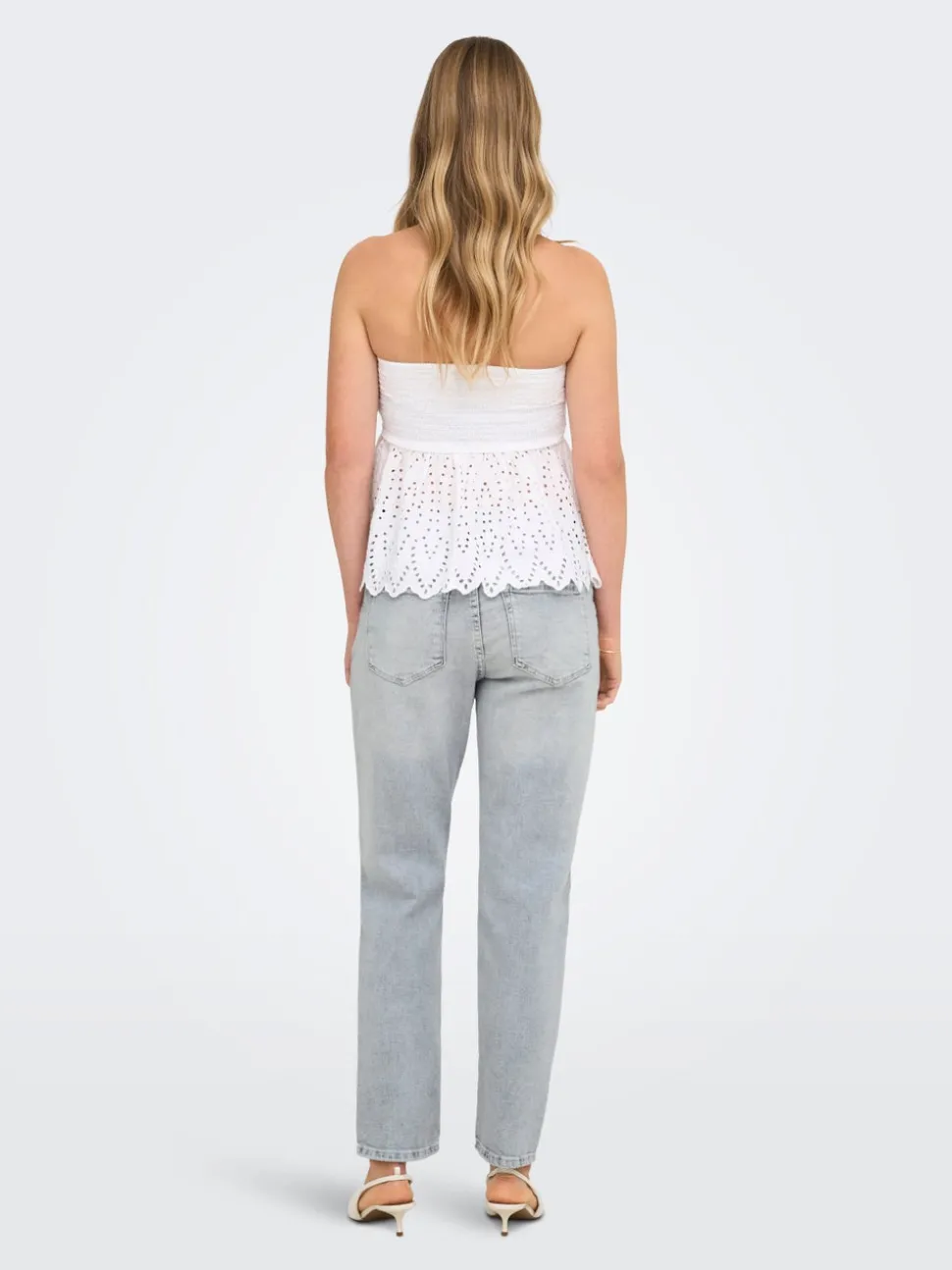 ONLEMILY Hög ankel midja Rak passform Jeans