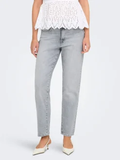 ONLEMILY Hög ankel midja Rak passform Jeans