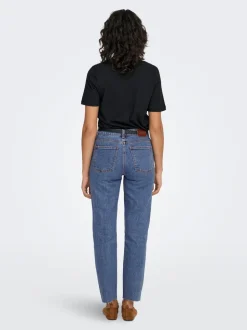 ONLEMILY Hög midja Rak passform Beskuren Jeans