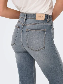 ONLEMILY Hög midja Rak passform Ankellängd Jeans