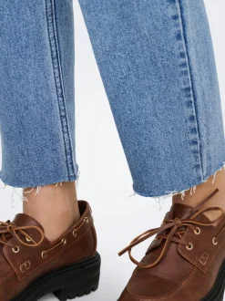 ONLEMILY Hög midja Rak passform Beskuren Jeans