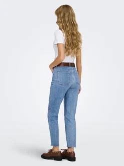 ONLEMILY Hög midja Rak passform Beskuren Jeans