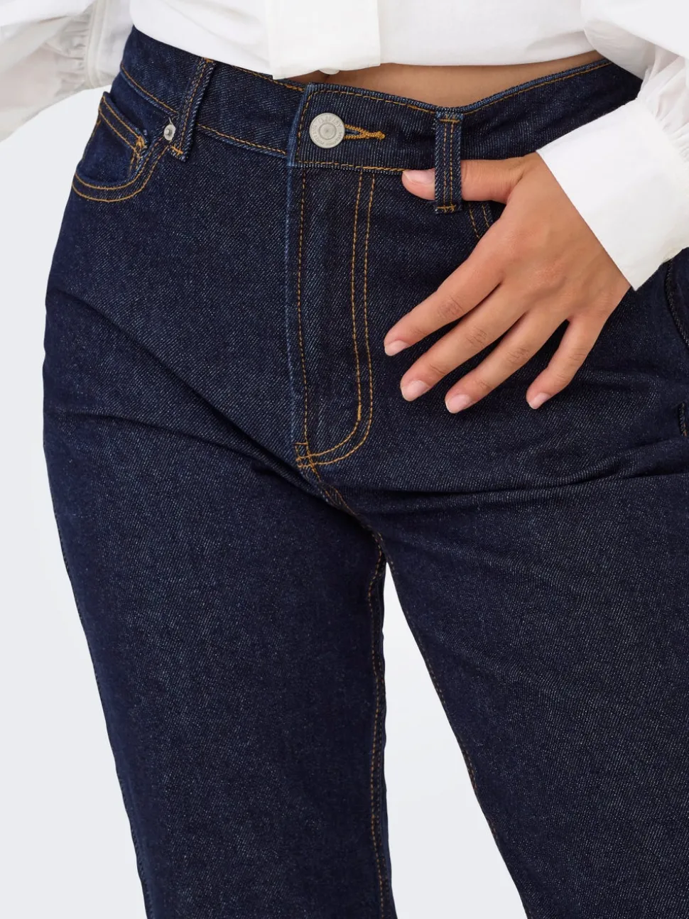 ONLEMILY Hög midja Rak passform Ankellängd Jeans
