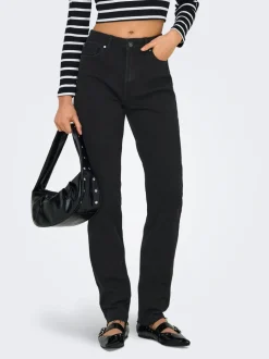 ONLEMILY Hög midja Rak passform Jeans