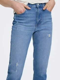 ONLEMILY Hög midja Rak passform Ankellängd Jeans